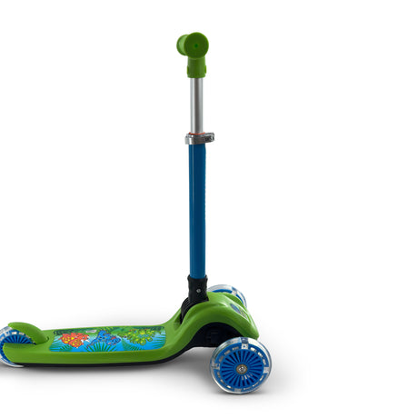 DINOSAUR TRAIL TWIST FOLDING LIGHT UP SCOOTER