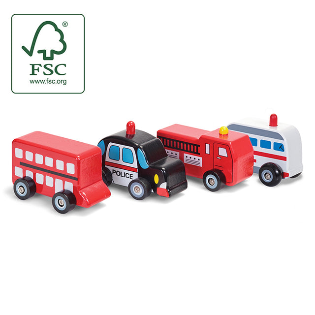 WOODEN WHEELS TOY CARS