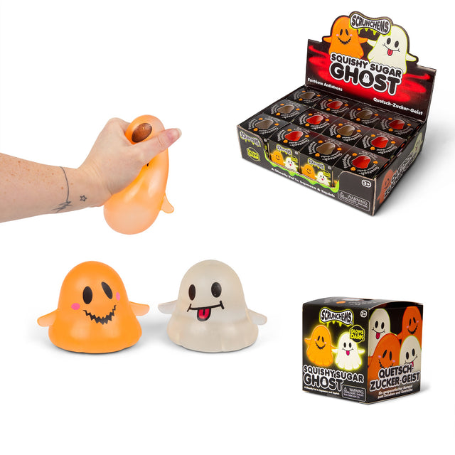 SCRUNCHEMS GLOW IN THE DARK SUGAR GHOST