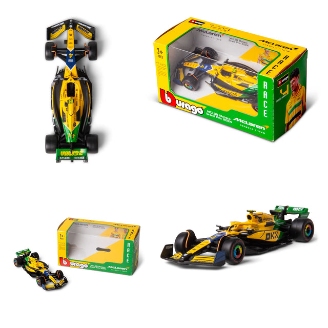 1:43 F1 MCLAREN MCL38 2024 NORRIS - SENNA LIVERY