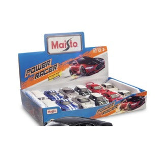 FRESH METAL POWER RACER PULL BACK TRAY - ASSORTMENT 3 DISPENSER