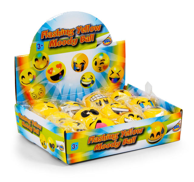 FLASHING YELLOW MOODY BALL