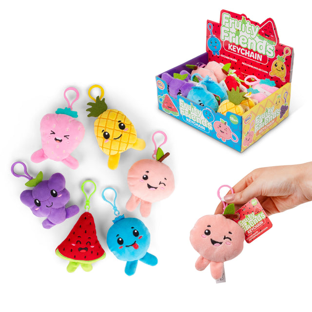 FRUITY FRIENDS KEYCHAIN