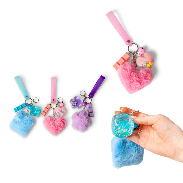 FLUFFY FIDGET KEYCHAINS