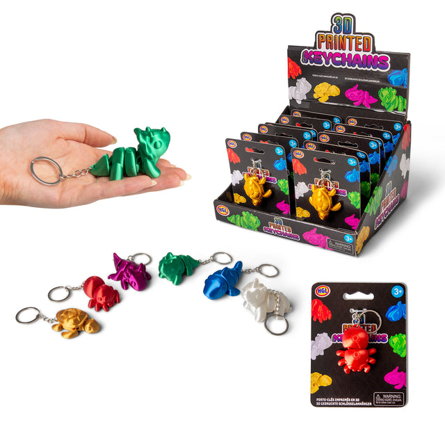 3D PRINTED KEYCHAINS