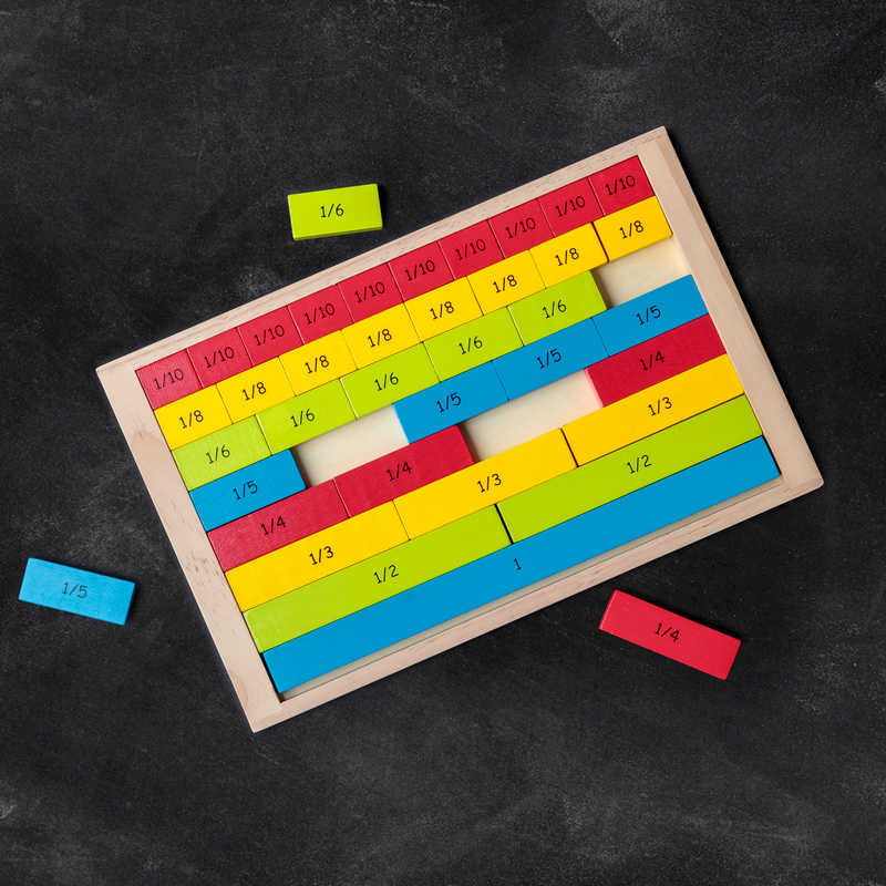 Wooden Fractions Board | One For Fun